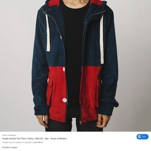 Qilo Suede Anorak Coat